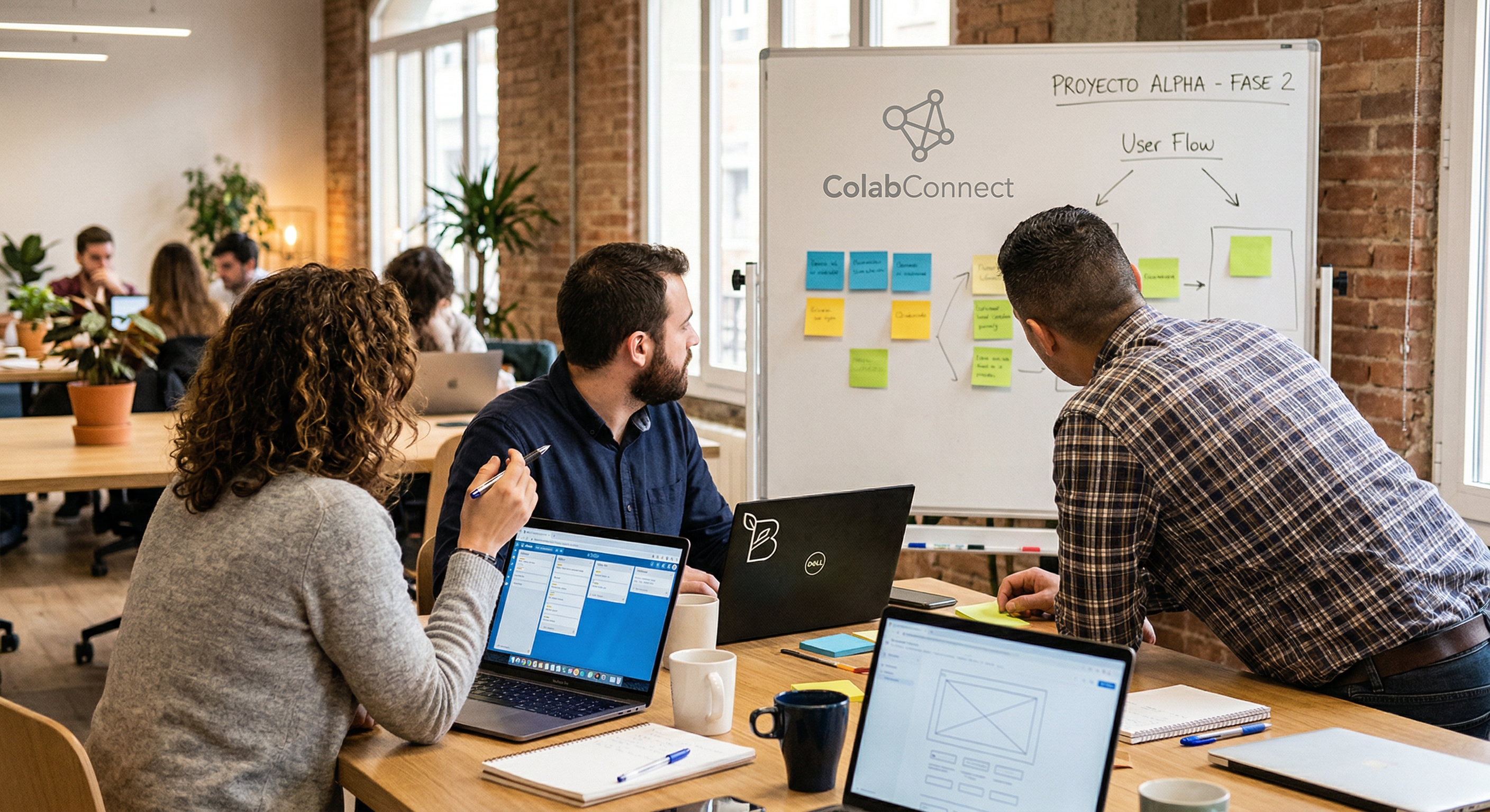 Equipo StudioNocode trabajando